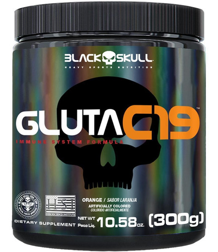 Gluta C19 - Glutamina Com Vitaminas E Minerais - 300g