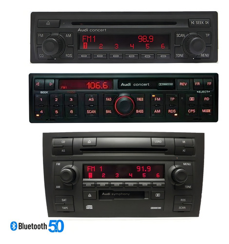 Interfaz auxiliar Bluetooth para Audi Concert Symphony 1 y 2
