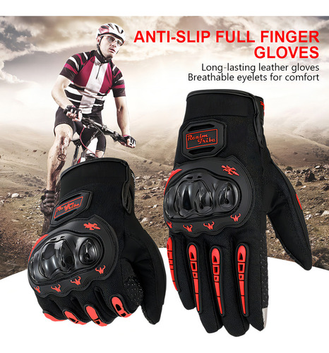 Guantes De Motociclista Guantes Antideslizantes De Cuero