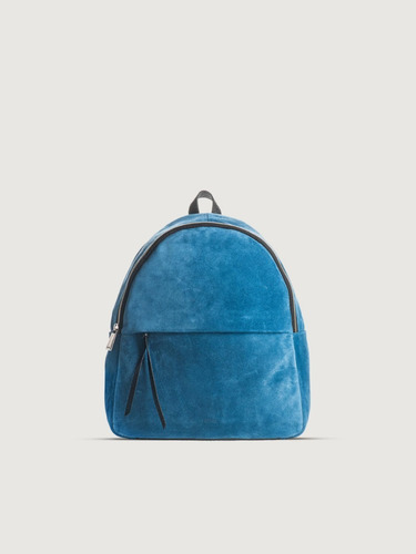 Mochila Prune Inmaculada Azul Mediana Cuero!!!!