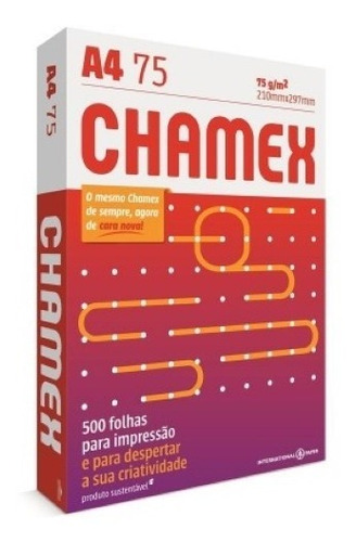 Resma A4 - Chamex - 500 Folhas