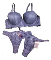 Comprar Conjuntos Dama Talle Especial Mujer Encaje  105 120 125 Sexi