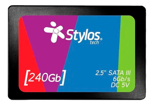 Stylos Disco Duro Solido Ssd Sata Pc Laptop 240gb Interno