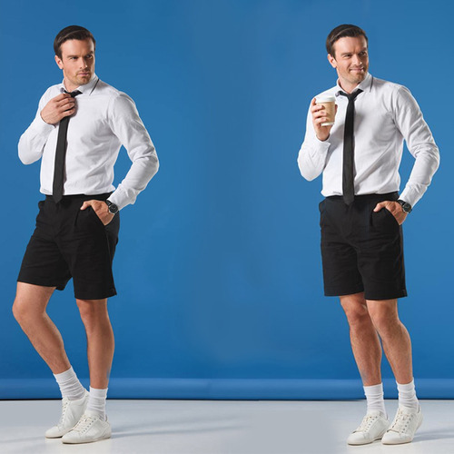 Bermuda Short Pantalones Cortos Ajuste Clásico Para Hombre