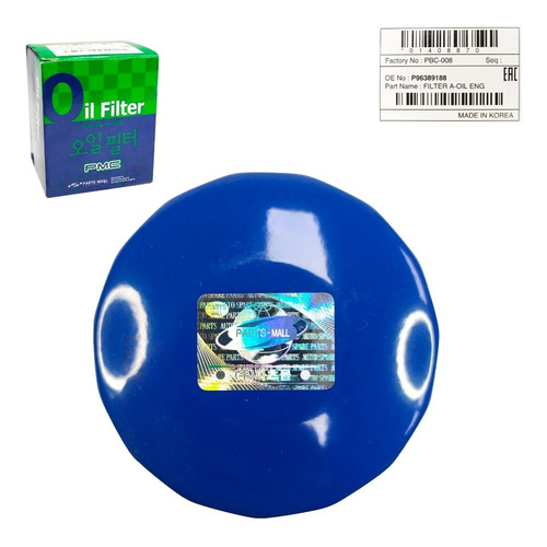 Imagen 3 de 6 de Filtro Aceite Peugeot 206 2.0 2006 2007 2008 2009 Original