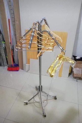 Exhibidor De Ropa Cromado Regulable