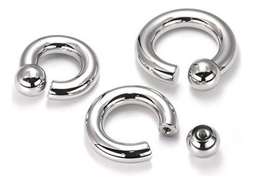 Aros - Painful Pleasures 2g Steel Screw On Ball Ring Intern