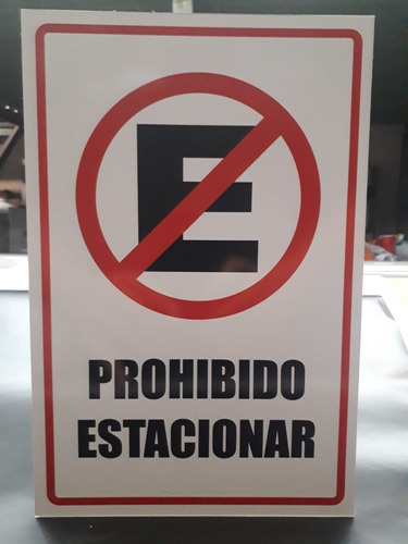 Imagen 2 de 4 de Sticker Vinilo Adhesivo No Prohibido Estacionar