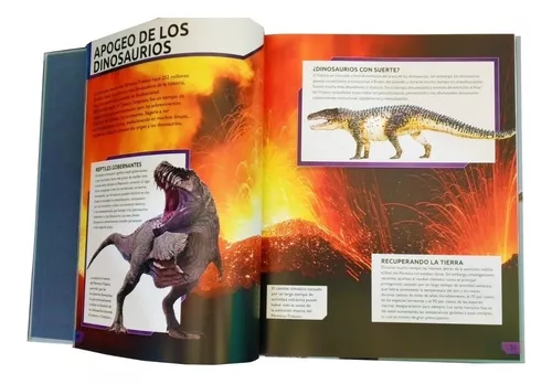 Super Libro Enciclopedia Dinosaurios Leer Para Niños Y Niñas