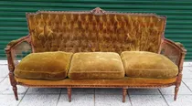 Comprar Sofá Sillón 3 Cuerpo Estilo Francés Luis Xvi Living Capitoné
