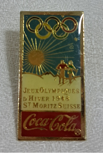 Pin Coca Cola Juegos Olimpicos Invierno St Moritz 1948 G15