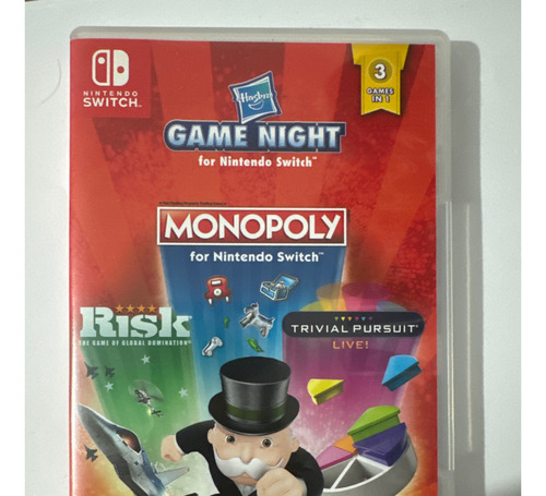 Game Night (monopoly, Risk. Trivial Persuit) Nintendo Switch