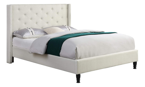 Life Home  E Classics - Cama Con Plataforma Y Cabecero ...