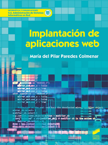 Implantación De Aplicaciones Web 2019  -  Paredes Colmenar,