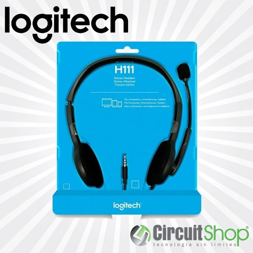 Audífonos Para Pc Logitech H111 3.5mm Circuit Shop