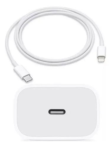 Cargador Para Apple 20w Carga Rápida Cable Usb-c A Lightning