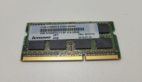 Memória Ram Smart Para Notebook 2gb Ddr3 Pc3-8500s 2rx8 (Usado)