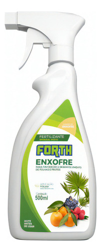 Adubo Fertilizante Forth Enxofre 500ml Pronto Uso