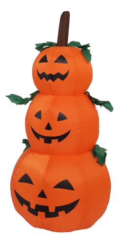 Lámpara Inflable De 3 Calabazas Para Halloween De 3.9 Pies,