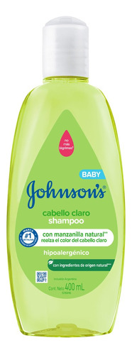 Shampoo Para Bebé Johnson's® cabello Claro X400 Ml