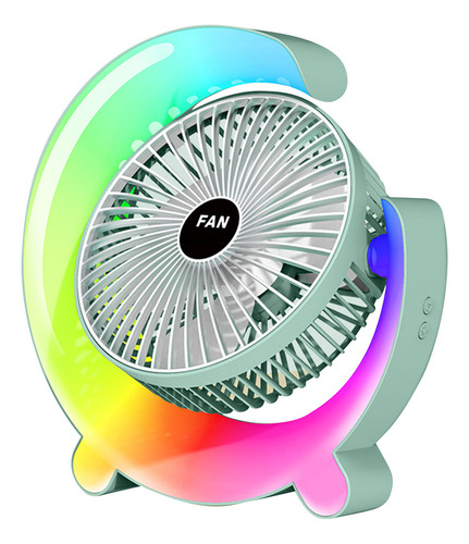 Ventilador De Escritorio Doméstico Con Carga Usb A Color Run
