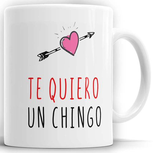 Taza Regalo Para Novio O Novia Te Quieron Un Chingo Especial