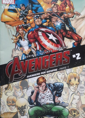 Avengers 2 Avengers Por Siempre Parte 1, De Comics, Marvel. Editorial Clarín, Tapa Blanda, Edición 1 En Español