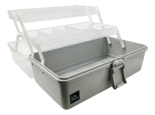 Art Supply Storage - Caja De Plstico De 3 Capas Con Asa, Caj