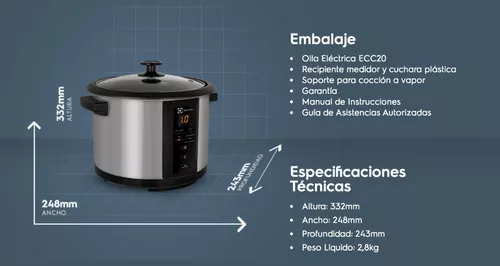 UNBOXING DE LA OLLA ELECTROLUX ECC20/ COMO HACER ARROZ EN OLLA