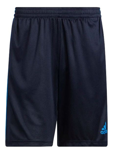 Shorts Masculino adidas Malha 3 Listras Esportivo Academia