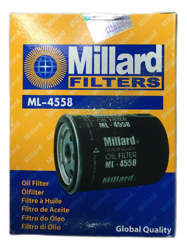 Filtro De Aceite Marca Millard Ml-4558 Fiat Palio / Punto