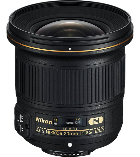 Nikon Af-s Nikkor 20mm F/1.8g Ed (refurbished By Nikon Usa) (Reacondicionado)