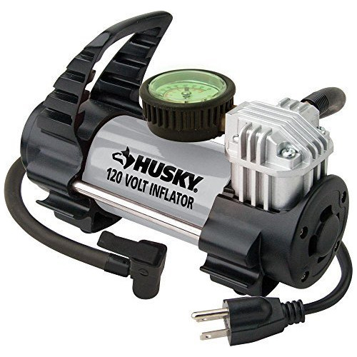 Husky Electric Air Tire Pump 120v Inflador Sport Auto B...