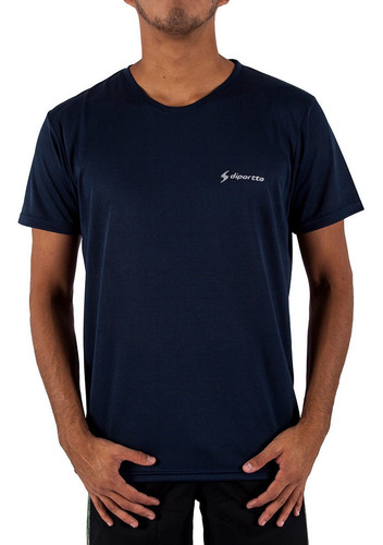 Imagen 1 de 4 de Remera Diportto Entrenamiento Dry Fit Azul