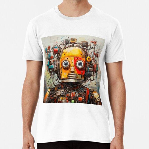 Remera Robot Uno Algodon Premium