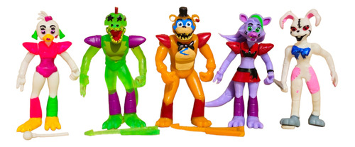 Paquete Figuras Five Nights At Freddy's Fazbear Rock