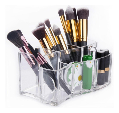 Presentador De Maquillaje Transparente Organizador De Lápiz