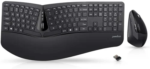 Mouse Y Teclado Dividido Ergonomico Para Pc, Inalambrico