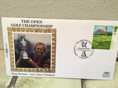 5 Sobres Primer Día 1994, Seda, The Open Golf Championship