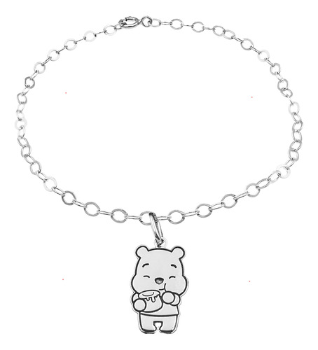 Pulsera Winnie Pooh  Plata 925 Con Envio