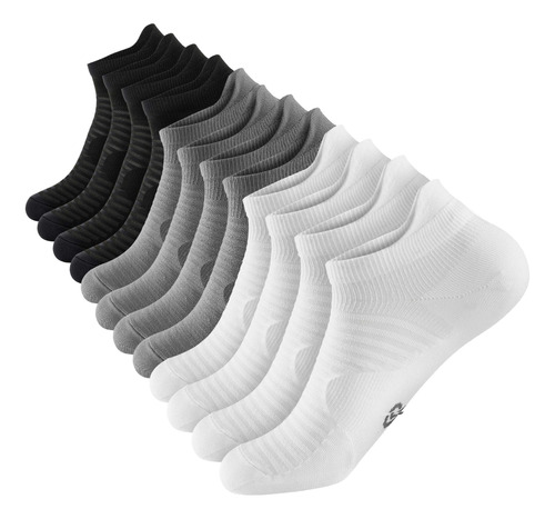 Calcetines Tobilleros De Compresion De Corte Bajo (6 Pares) 