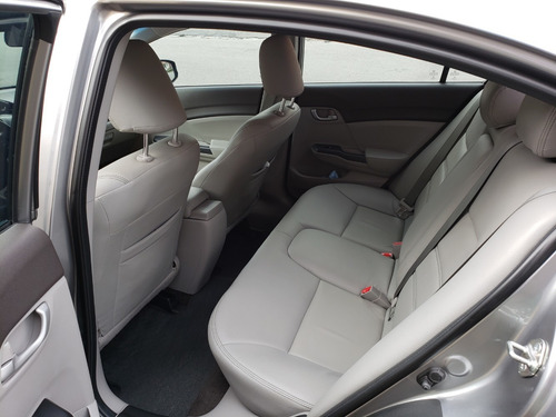 Honda Civic Lxs 13/14 Cinza Com 47 Mil Km Carro Novo Complet