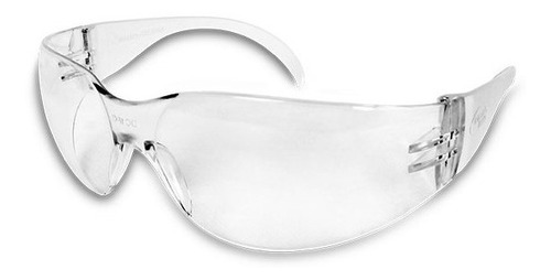 Lente-gafas Seguridad / Industrial Transparente / 6 Pzas