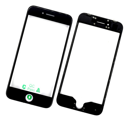 Glass Con Oca Para iPhone 8g , Se Negro