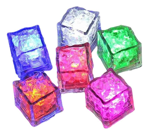 30 Piezas De Cubitos De Hielo Brillantes Led Bola De Fiesta