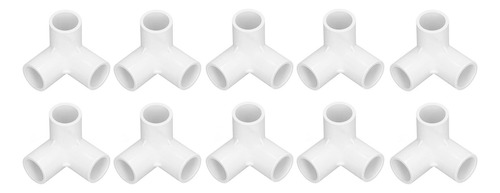 Encaixes De Plástico Em Forma De Camiseta, 10 Peças, Tubo De