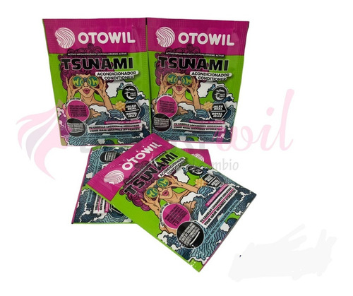 Imagen 7 de 9 de Acondicionador Tsunami C/ Jalea Real + Brillo Caja X48uni