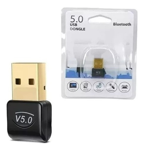 Transmisor Receptor Usb Bluetooth 5.0 Pc Notebook Adaptador