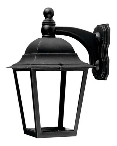 Imagen 1 de 6 de Aplique Farol Exterior Colonial Pvc Y Vidrio Apto Led