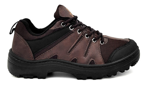 Zapatillas Hombre Trekking Trabajo Grip Reforzadas Cosidos